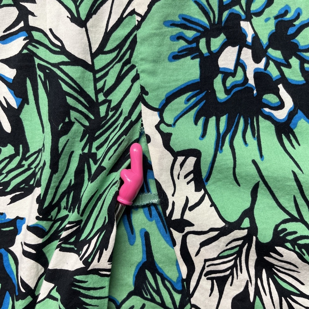 Plenty Dresses by Tracy Reese Pleated Floral Dress Multi Women Size 4 Lined Top - Picture 6 of 10